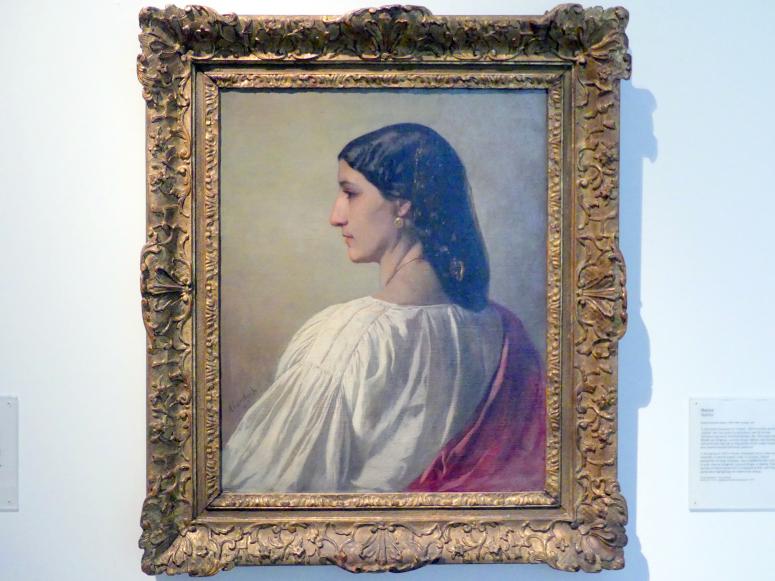 Anselm Feuerbach (1846–1878), Nanna, Nürnberg, Germanisches Nationalmuseum, 19. Jahrhundert - 11, 1861, Bild 1/2