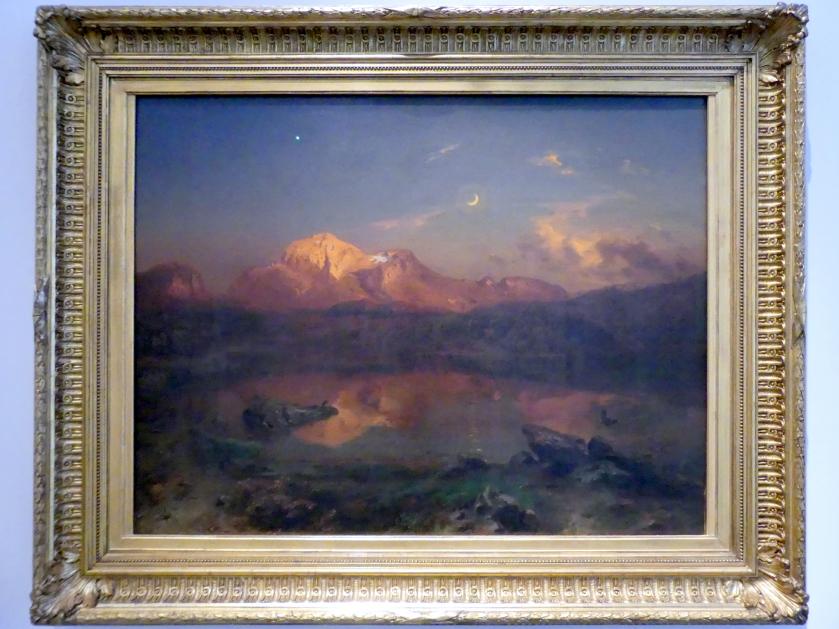 Carl Rottmann (1823–1849), Hoher Göll im Alpenglühen, Nürnberg, Germanisches Nationalmuseum, 19. Jahrhundert - 12, 1846