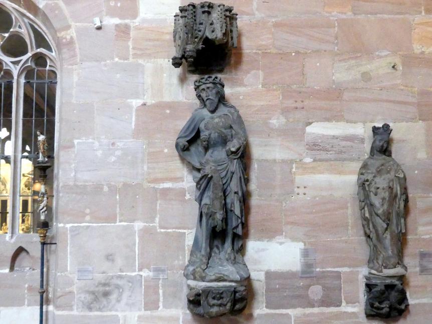 Christus als Schmerzensmann, Nürnberg, Kirche St. Sebald, jetzt Nürnberg, Germanisches Nationalmuseum, Saal 32, um 1437, Bild 1/4