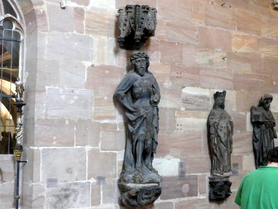 Christus als Schmerzensmann, Nürnberg, Kirche St. Sebald, jetzt Nürnberg, Germanisches Nationalmuseum, Saal 32, um 1437, Bild 2/4