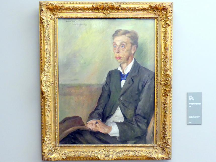 Lovis Corinth (1891–1925), Eduard Graf von Keyserling, München, Neue Pinakothek in der Alten Pinakothek, Saal I, 1900, Bild 1/2