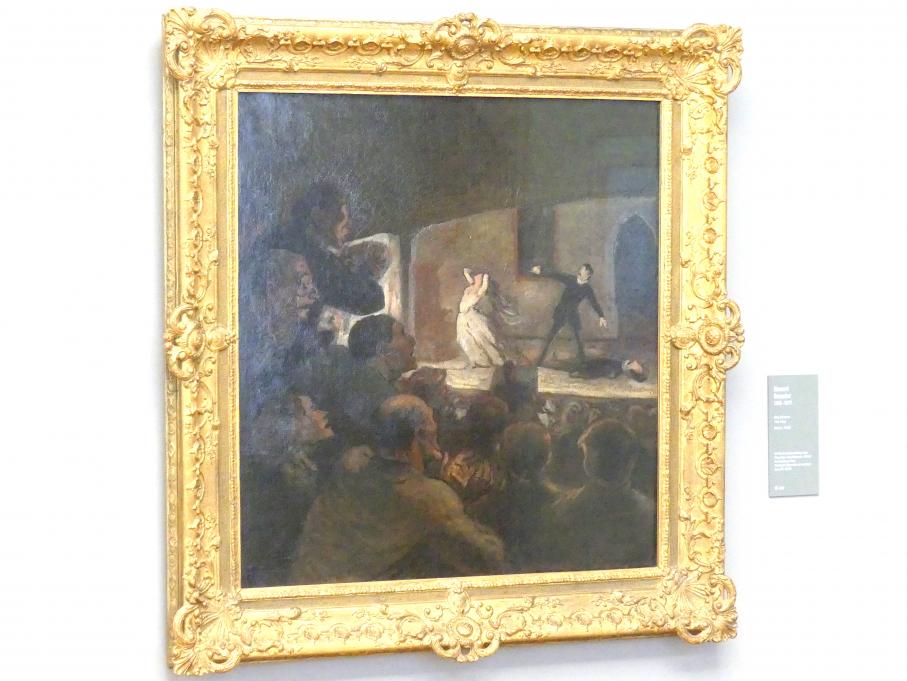 Honoré Daumier (1840–1868), Das Drama, München, Neue Pinakothek in der Alten Pinakothek, Kabinett 2, um 1860