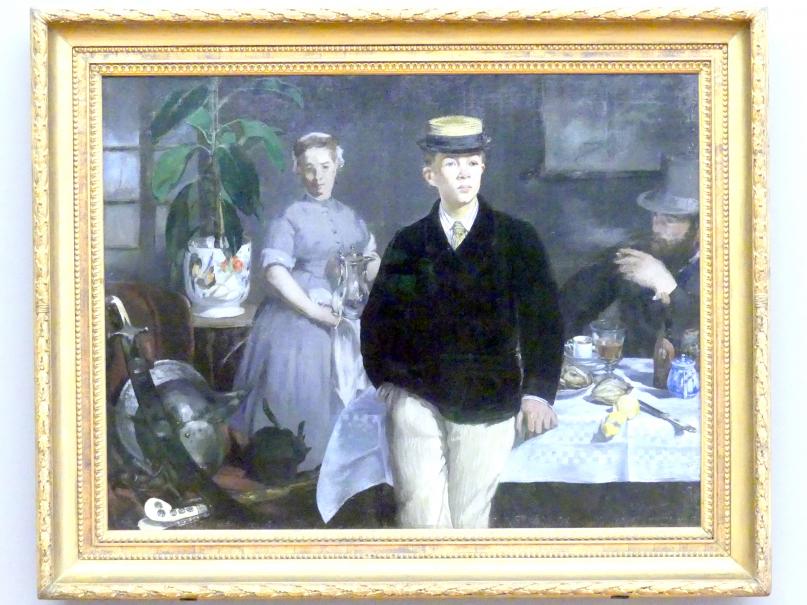 Édouard Manet (1855–1882), Le Déjeuner, München, Neue Pinakothek in der Alten Pinakothek, Saal II, 1868