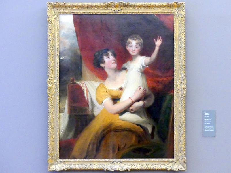 Thomas Lawrence (1789–1825), Lady Orde mit ihrer Tochter Anne, München, Neue Pinakothek in der Alten Pinakothek, Saal II, um 1810–1812