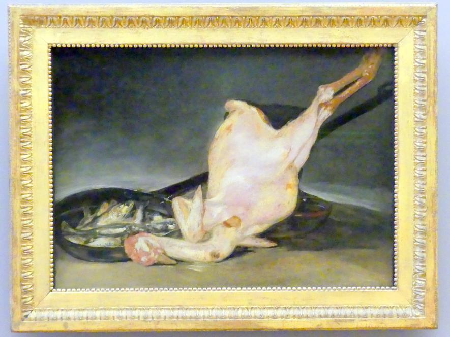 Francisco de Goya (Francisco José de Goya y Lucientes) (1779–1820), Die gerupfte Pute, München, Neue Pinakothek in der Alten Pinakothek, Saal IIa, um 1808–1812