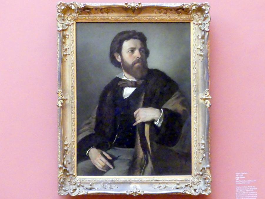 Anselm Feuerbach (1846–1878), Julius Allgeyer, München, Neue Pinakothek in der Sammlung Schack, Saal 15, 1857