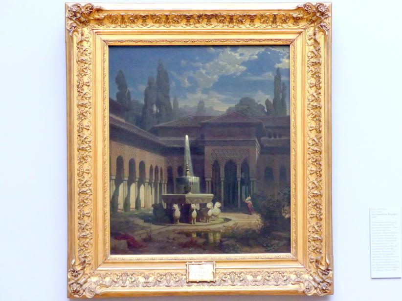 Eduard Gerhardt (1860–1869), Der Löwenhof der Alhambra, München, Neue Pinakothek in der Sammlung Schack, Saal 18, 1860