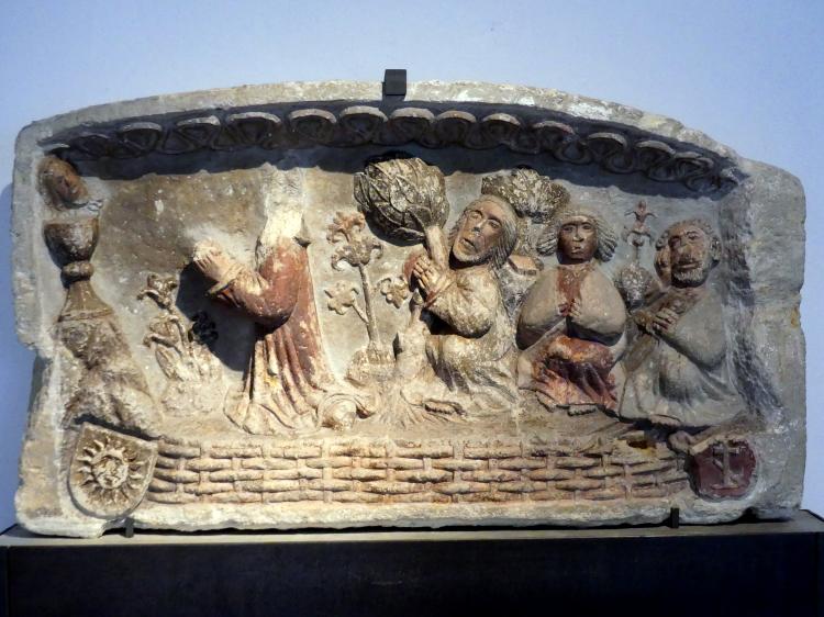 Christus am Ölberg, Regensburg, ehem. Franziskanerkloster St. Salvator, heute Museum, jetzt Regensburg, Historisches Museum, 1. Hälfte 15. Jhd.