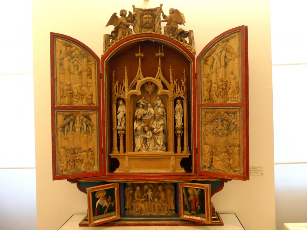 Marienaltar, Pesenbach, Filialkirche St. Leonhard, jetzt Regensburg, Historisches Museum, um 1520, Bild 1/2
