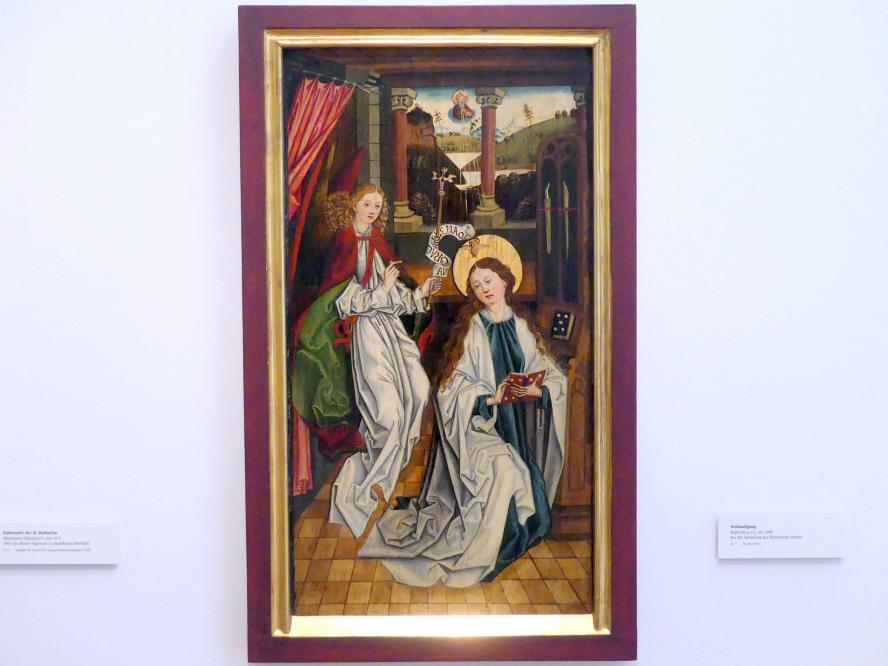 Verkündigung, Regensburg, Historisches Museum, um 1490, Bild 1/2