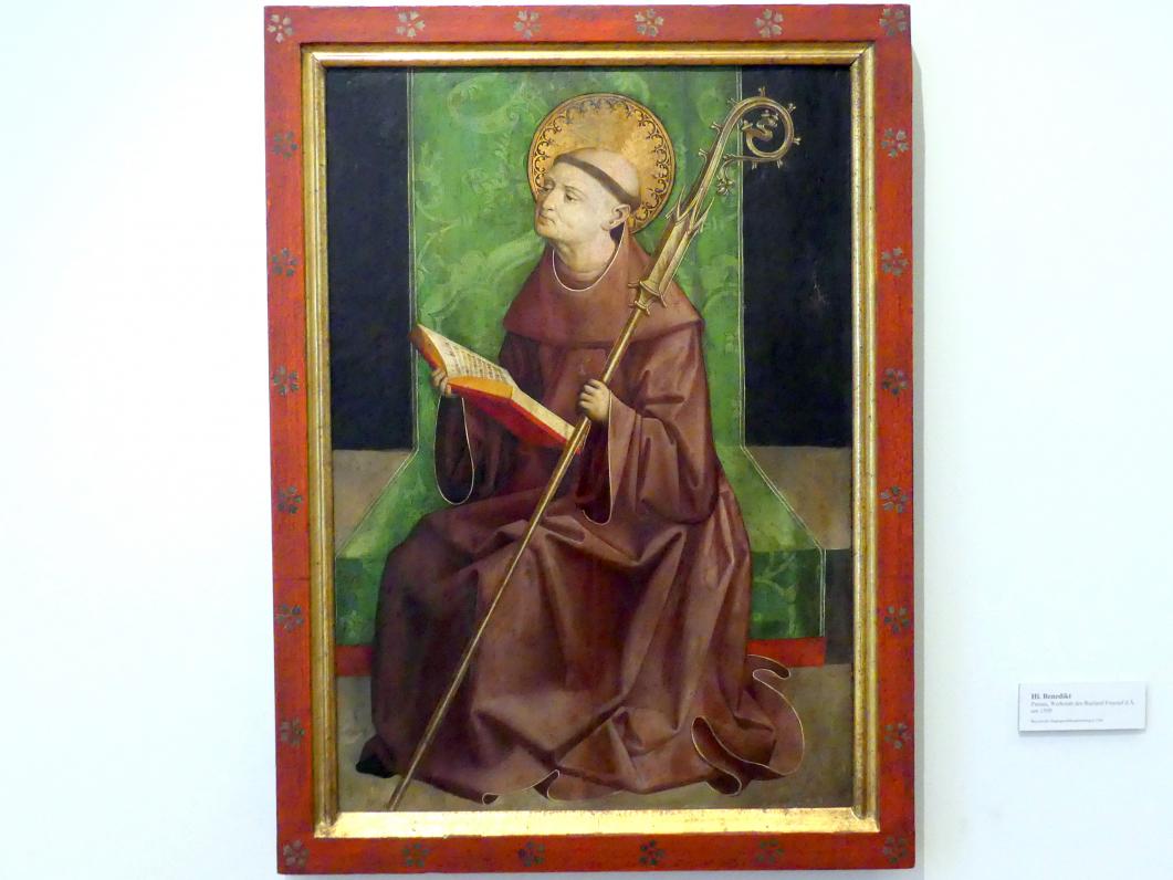 Rueland Frueauf der Ältere (1490–1501), Hl. Benedikt, Regensburg, Historisches Museum, um 1500