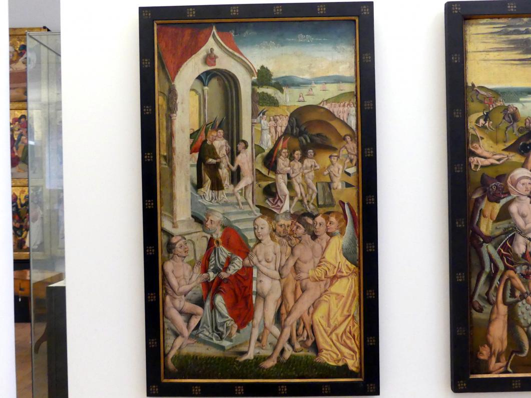 Die Seligen an der Paradiespforte, Regensburg, Historisches Museum, um 1480, Bild 1/2