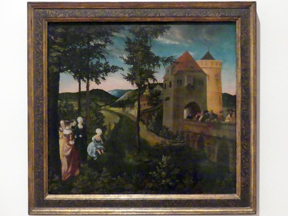 Michael Ostendorfer (1520–1552), Bathseba im Bade, Regensburg, Historisches Museum, um 1520–1530, Bild 1/2