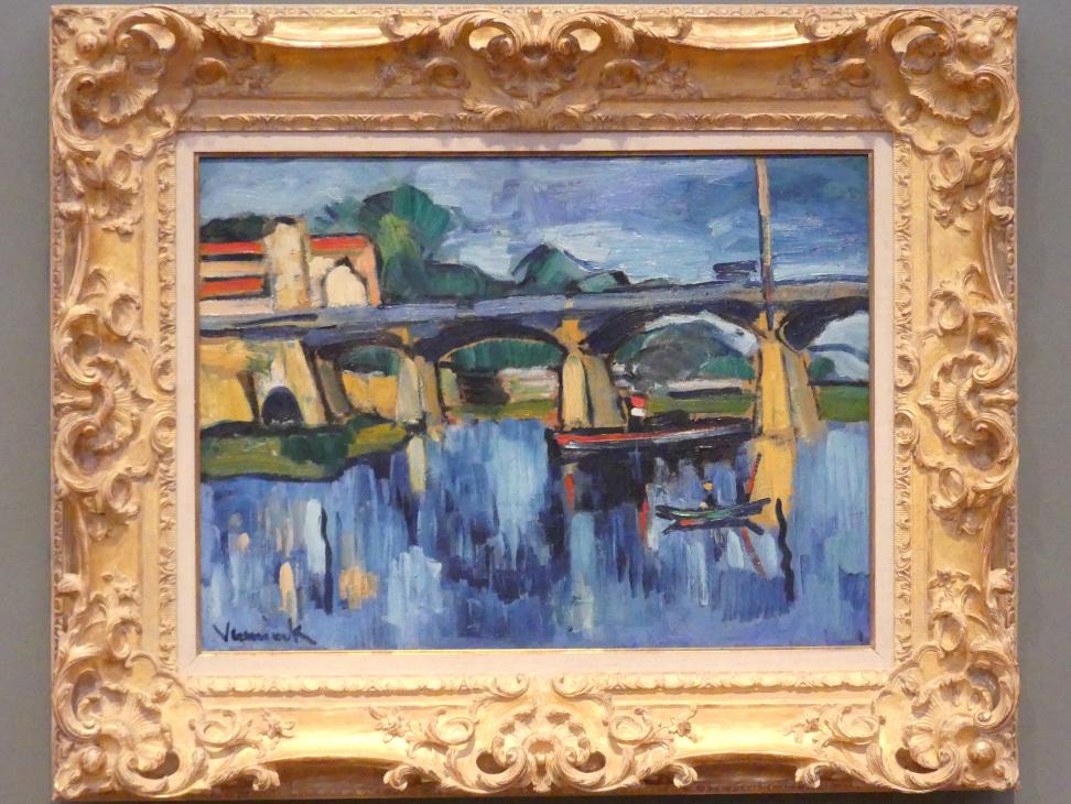 Maurice de Vlaminck (1905–1930), Die Brücke von Chatou, Potsdam, Museum Barberini, Saal B3, 1906–1907