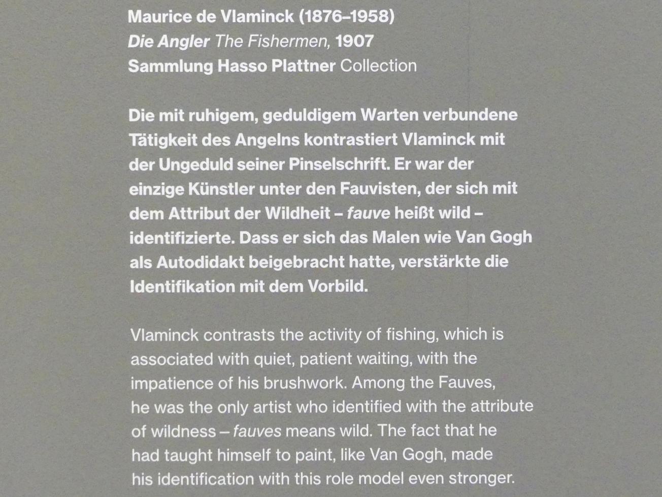 Maurice de Vlaminck (1905–1930), Die Angler, Potsdam, Museum Barberini, Saal B3, 1907, Bild 2/2
