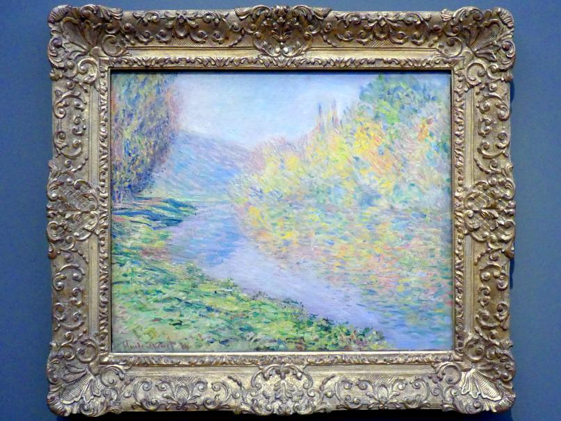 Claude Monet (1864–1925), Herbst in Jeufosse, Potsdam, Museum Barberini, Saal B3, 1884, Bild 1/2