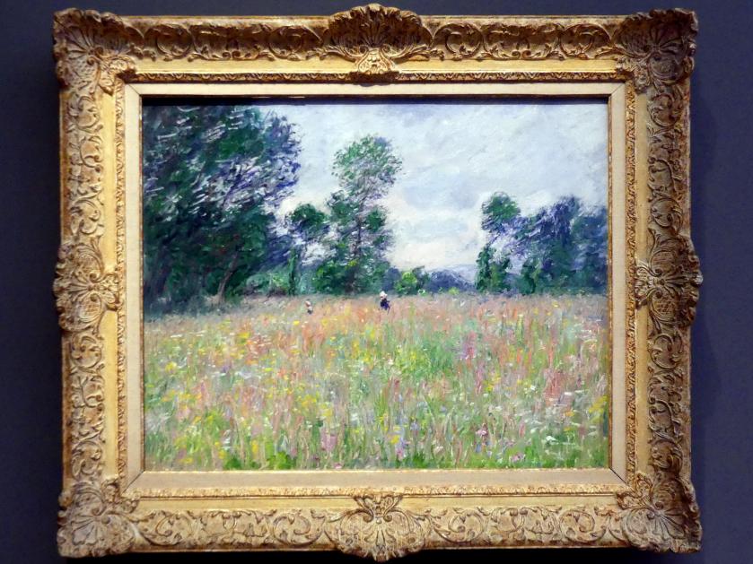 Claude Monet (1864–1925), Die blühende Wiese, Potsdam, Museum Barberini, Saal B6, 1885, Bild 1/2