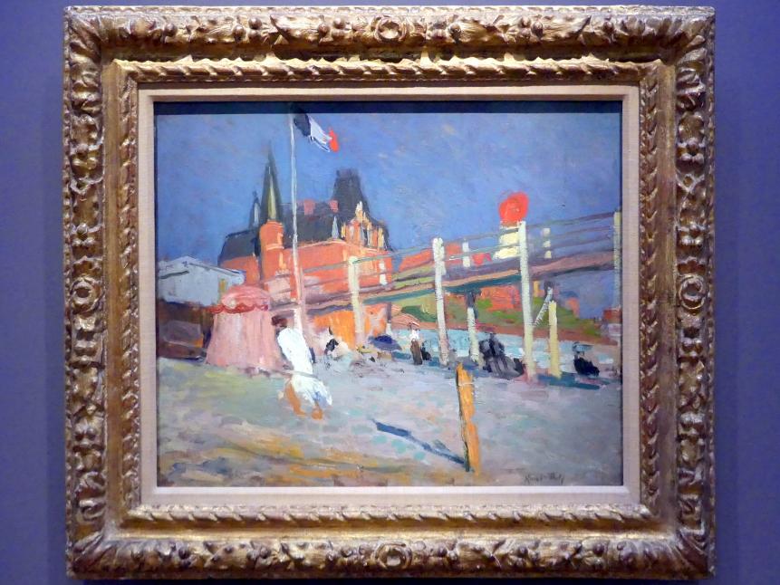 Raoul Dufy (1903–1937), Der Strand von Sainte-Adresse, Potsdam, Museum Barberini, Saal A6, 1906