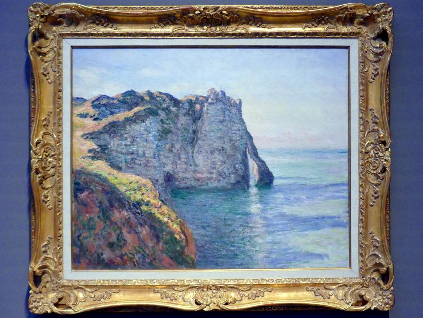 Claude Monet (1864–1925), Steilküste von Aval, Potsdam, Museum Barberini, Saal A6, 1885, Bild 1/2