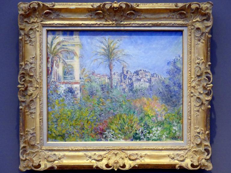 Claude Monet (1864–1925), Villen in Bordighera, Potsdam, Museum Barberini, Saal A6, 1884, Bild 1/2