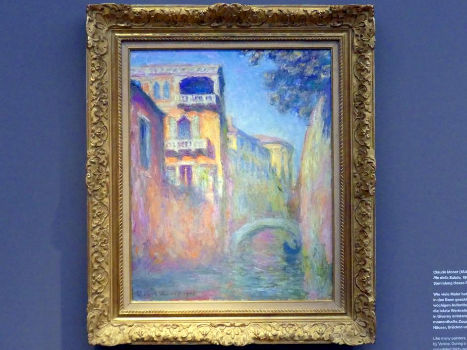Claude Monet (1864–1925), Rio della Salute, Potsdam, Museum Barberini, Saal A6, 1908