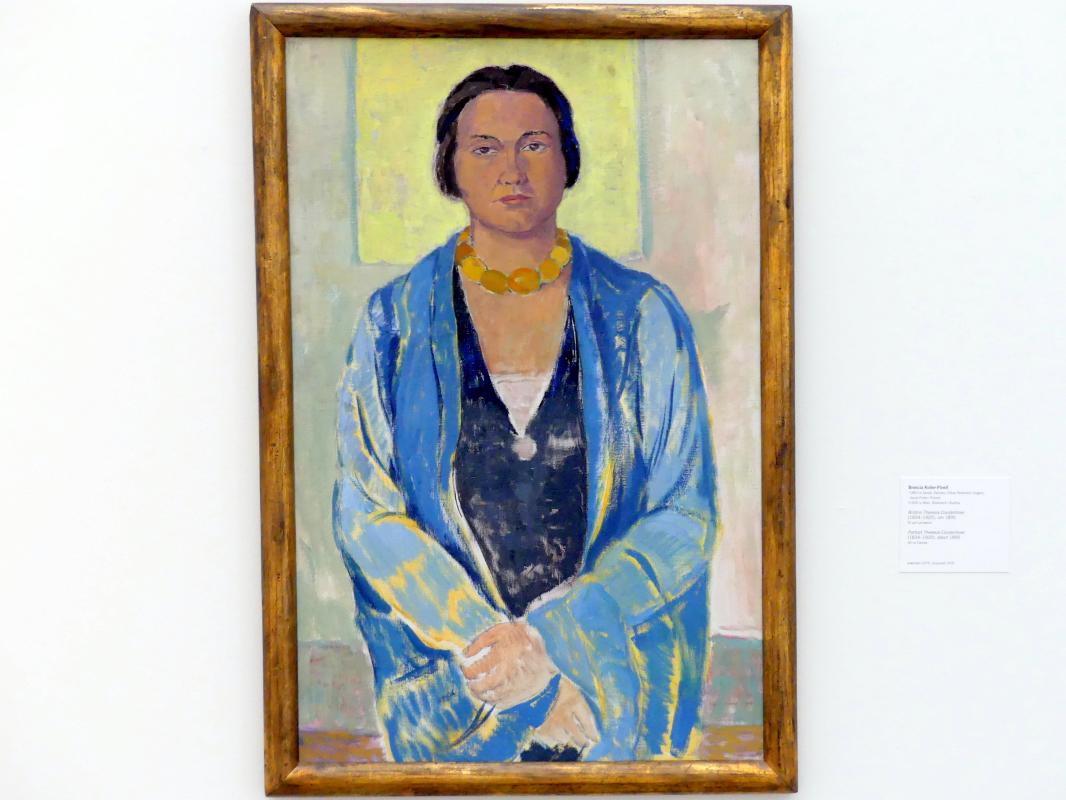 Broncia Koller-Pinell (1895–1914), Bildnis Theresia Coudenhove (1834-1920), Linz, Lentos Kunstmuseum Linz, Saal 2 - Wien um 1900, um 1895