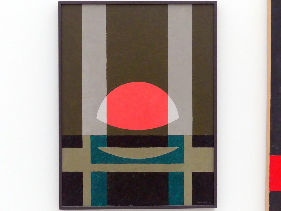 Herbert Bayer (1925–1972), Red Sun, Linz, Lentos Kunstmuseum Linz, Saal 7 - Nachkriegsjahre, 1959, Bild 1/2