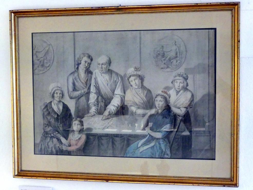Johann Martin Wagner (1794–1807), Der Würzburger Hofbildhauer Johann Peter Wagner im Kreise seiner Familie, Würzburg, Museum für Franken (ehem. Mainfränkisches Museum), Bozzetti-Sammlung, 1795