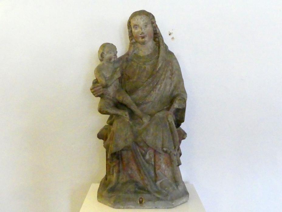 Maria mit Kind, Würzburg, Museum für Franken (ehem. Mainfränkisches Museum), Echterbastei, um 1370–1380