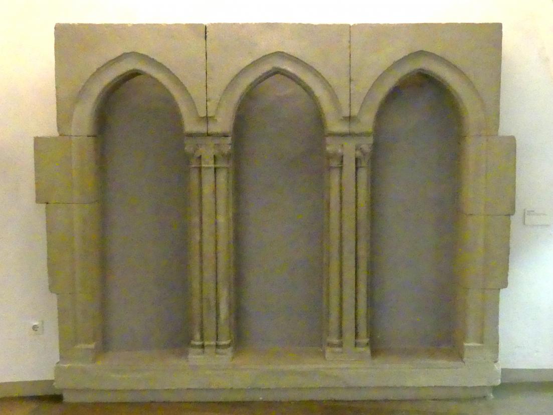 Fensterarkade, Würzburg, Hof zum großen Löwen, jetzt Würzburg, Museum für Franken (ehem. Mainfränkisches Museum), Romanischer Raum, um 1270