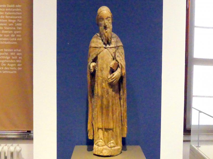 Heiliger Bischof oder Abt, Würzburg, Martin von Wagner-Museum, Saal 1, um 1200