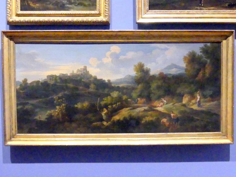 Jan Frans van Bloemen (1687–1715), Italienische Landschaft, Würzburg, Martin von Wagner-Museum, Saal 4, um 1710–1720, Bild 1/2