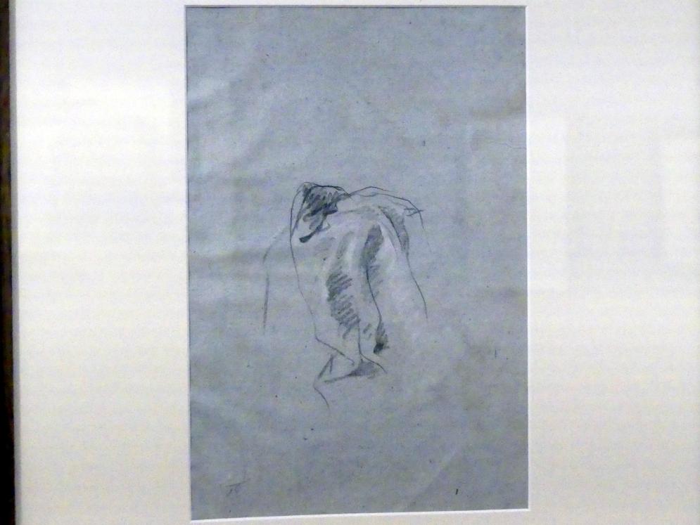 Giovanni Battista Tiepolo (1715–1785), Draperiestudie, Würzburg, Martin von Wagner Museum, Ausstellung "Tiepolo und seine Zeit in Würzburg" vom 31.10.2020-15.07.2021, Saal 1, um 1747–1753, Bild 1/4