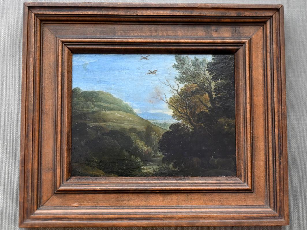 Paul Bril (1592–1624), Hügelige Landschaft, München, Alte Pinakothek, Obergeschoss Kabinett 9, um 1618