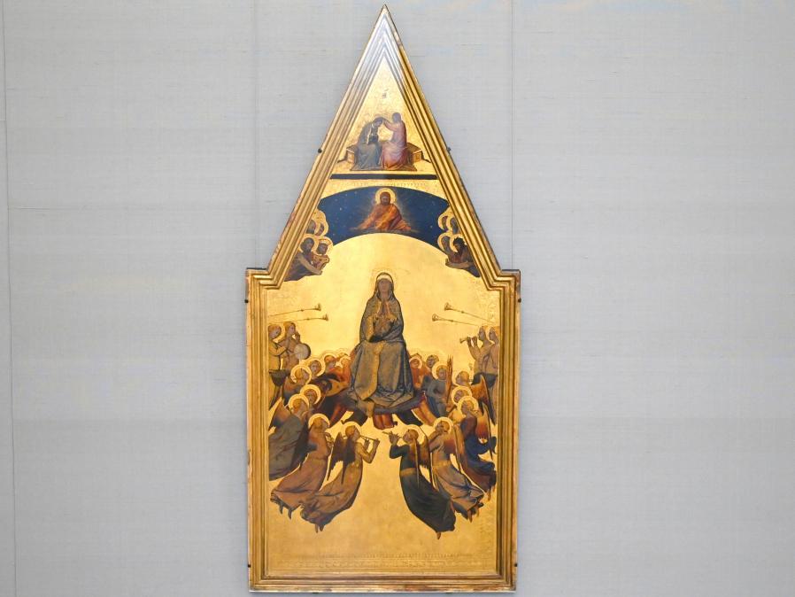 Lippo Memmi (1330–1350), Himmelfahrt Mariae, München, Alte Pinakothek, Obergeschoss Kabinett 1, um 1330–1335, Bild 1/2
