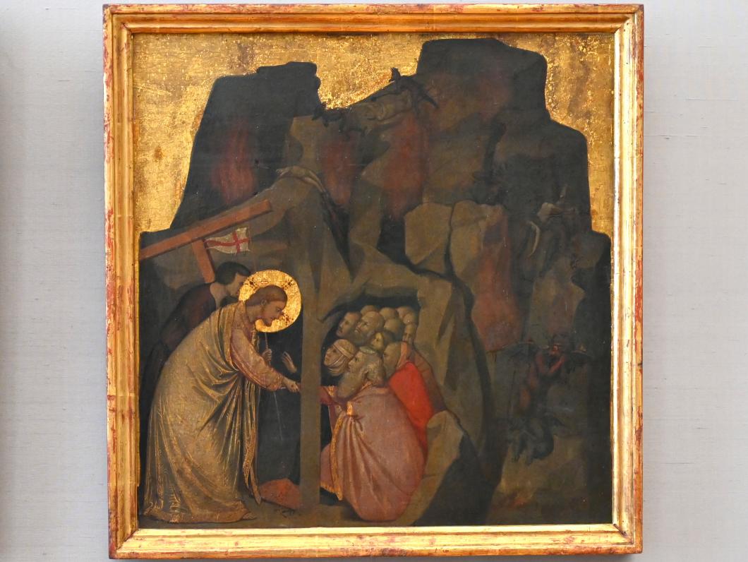 Giotto di Bondone (Giotto) (1298–1330), Christus in der Vorhölle, München, Alte Pinakothek, Obergeschoss Kabinett 1, um 1303–1313, Bild 1/3