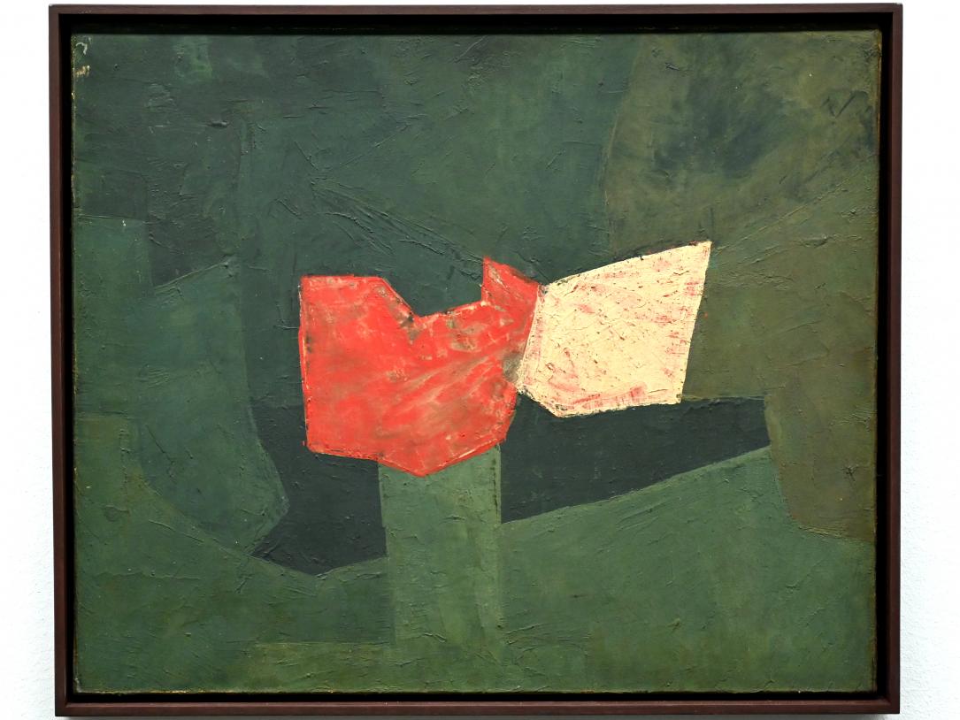 Serge Poliakoff (1936–1968), Komposition, Chemnitz, Museum Gunzenhauser, Saal 2.5 - Serge Poliakoff, 1955