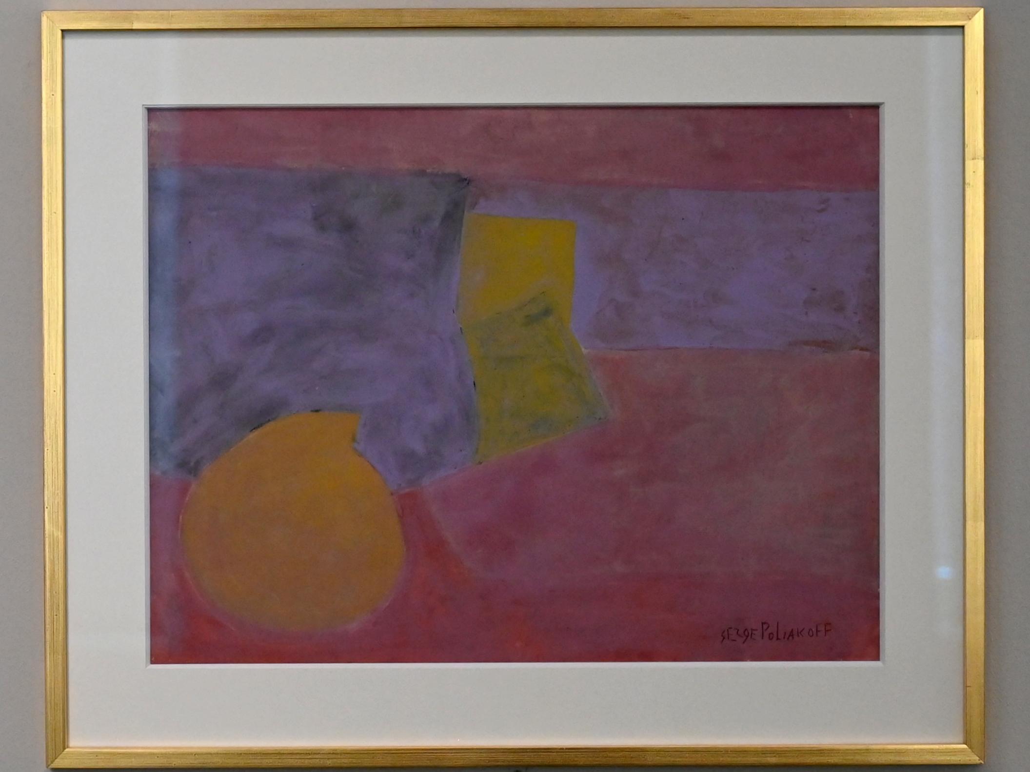 Serge Poliakoff (1936–1968), Abstrakte Komposition, Chemnitz, Museum Gunzenhauser, Saal 2.5 - Serge Poliakoff, um 1954