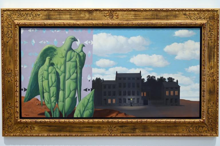 René Magritte (1926–1967), Das verzauberte Landgut I, Künzelsau, Museum Würth 2, Saal 3, 1953, Bild 1/2