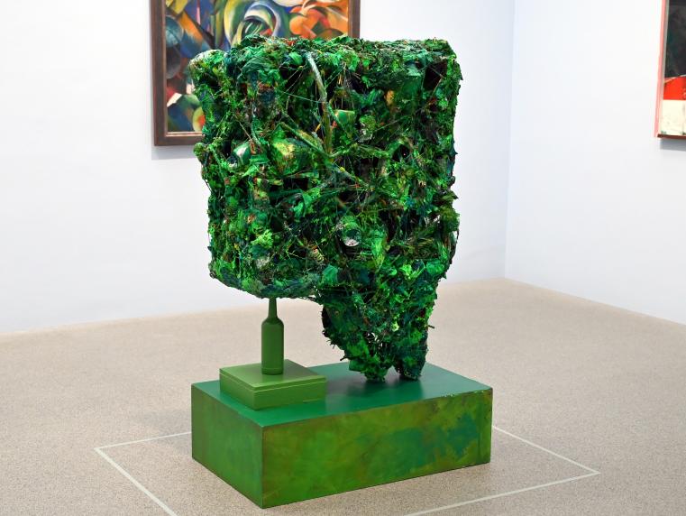 Tal R (2004–2008), Ppalace (Green Pulp), München, Pinakothek der Moderne, Saal 3, 2007–2008, Bild 2/6