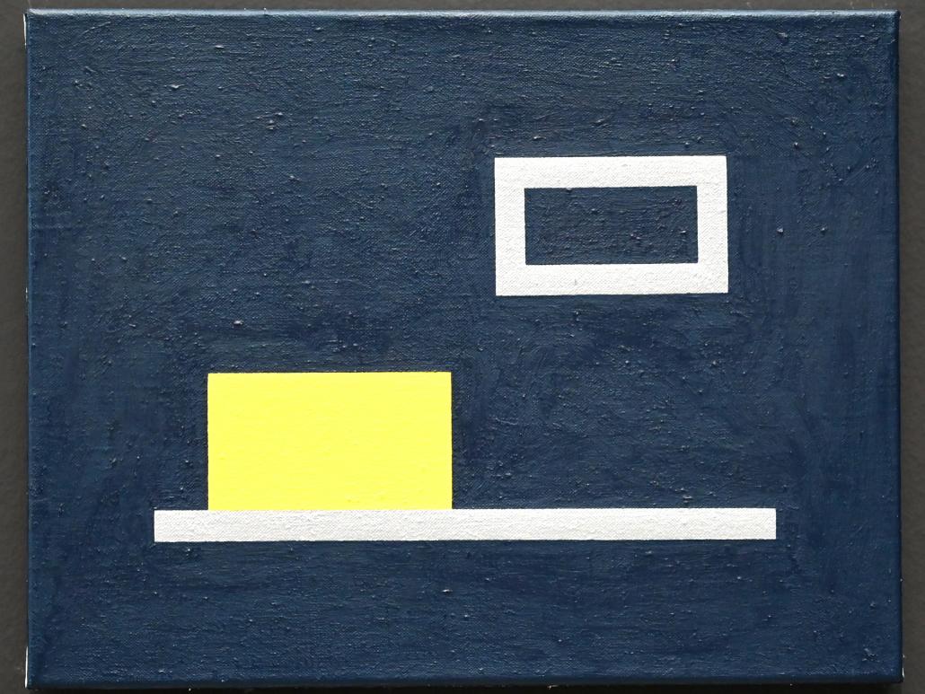 Gerwald Rockenschaub (1985), Ohne Titel, München, Pinakothek der Moderne, Saal 11, 1985, Bild 1/2