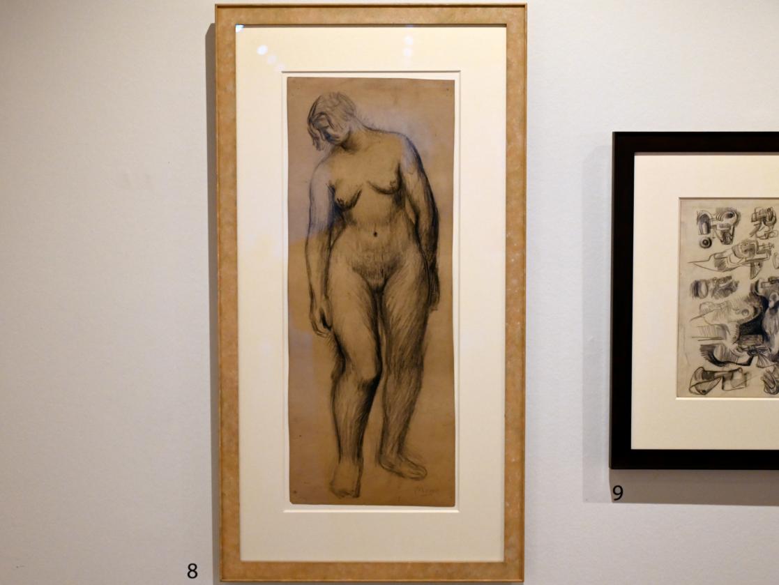 Henry Moore (1924–1982), Standing Woman, Schwäbisch Hall, Kunsthalle Würth, Untergeschoß Kabinett, um 1924