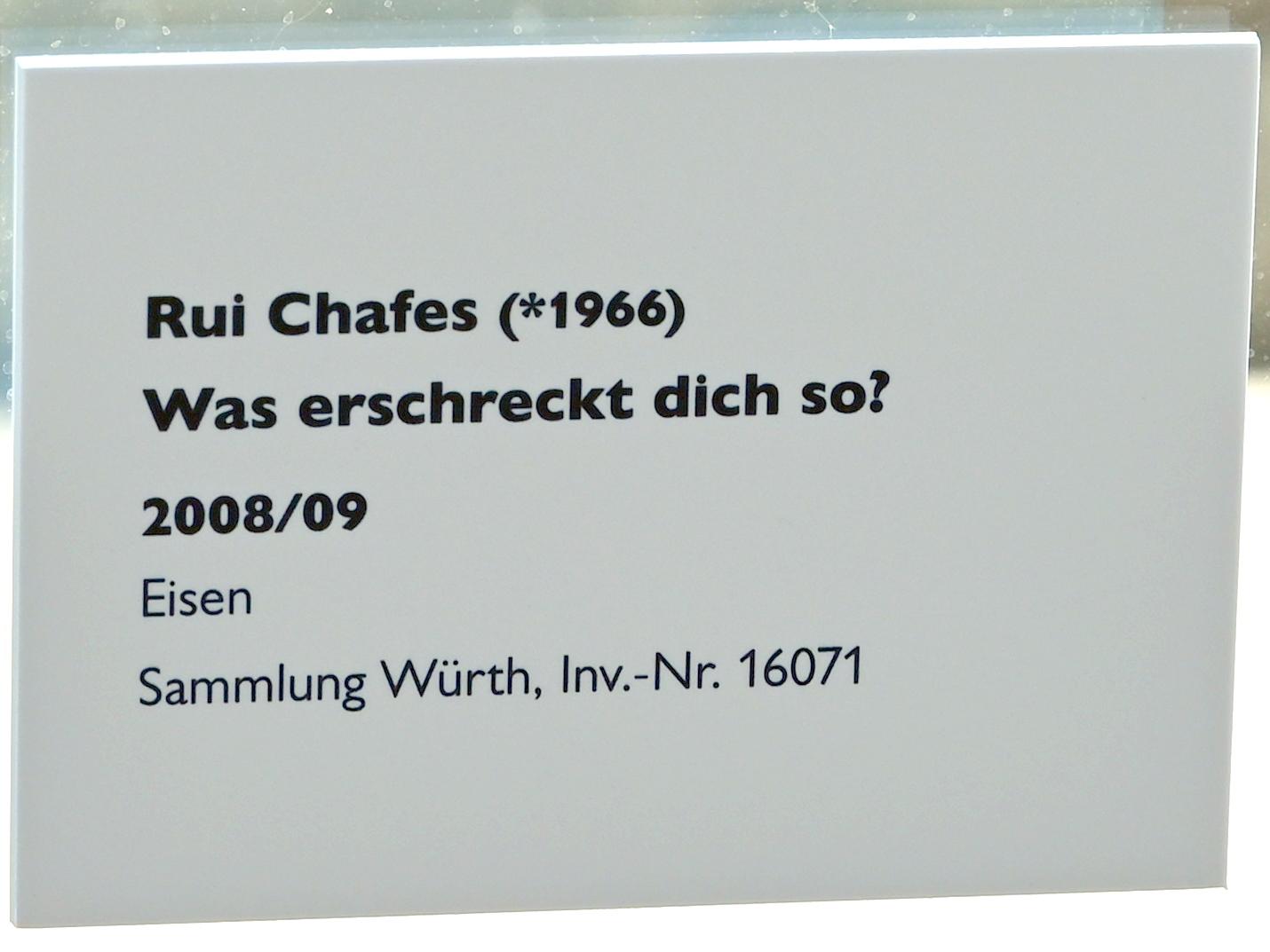 Rui Chafes (2008), Was erschreckt Dich so?, Schwäbisch Hall, Kunsthalle Würth, Untergeschoß Durchgang, 2008–2009, Bild 4/4