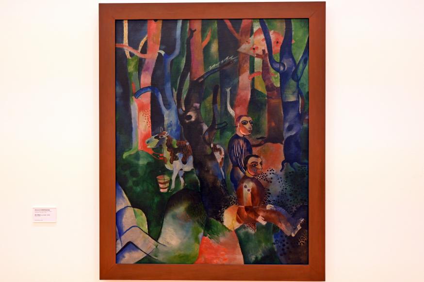 Heinrich Campendonk (1912–1929), Der Wald, Straßburg, Musée d’Art moderne et contemporain, Saal 10, 1919
