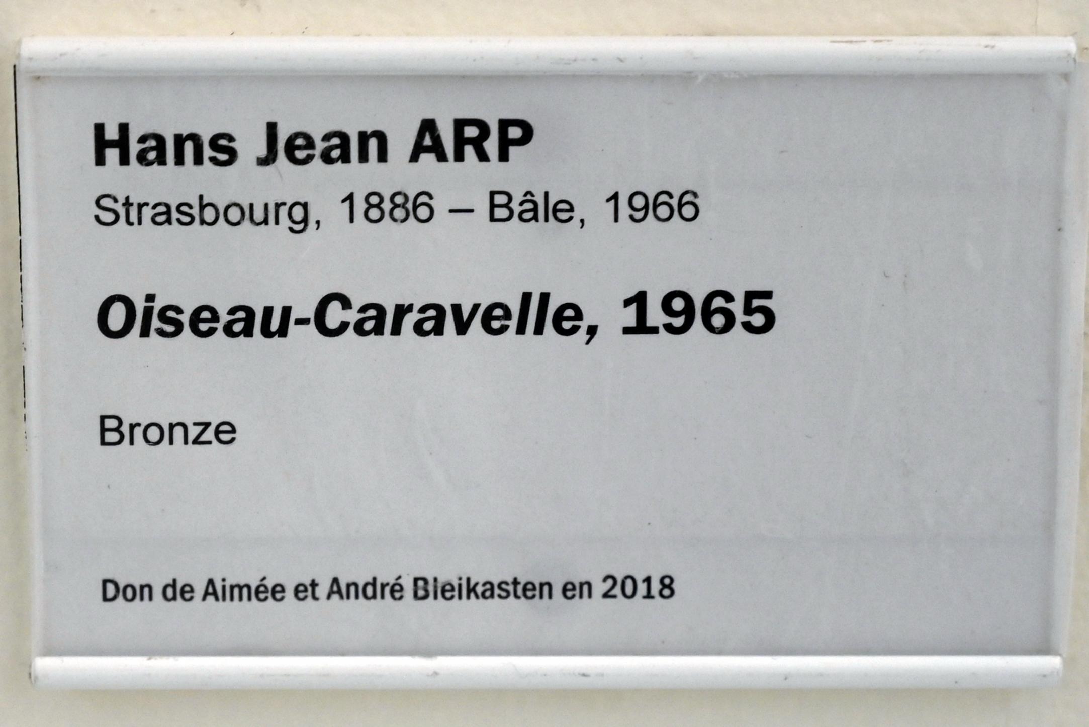 Hans (Jean) Arp (1914–1965), Vogel-Karawane, Straßburg, Musée d’Art moderne et contemporain, Saal Obergeschoß 5, 1965, Bild 4/4