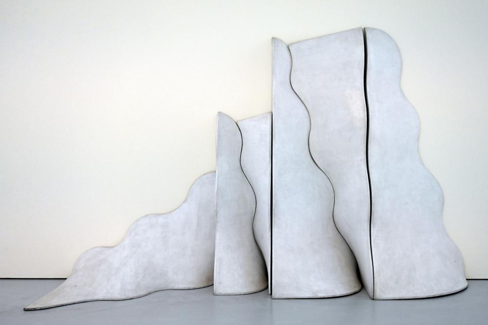 Pino Pascali (1964–1966), Wasserfälle, Straßburg, Musée d’Art moderne et contemporain, Saal Obergeschoß 5, 1966
