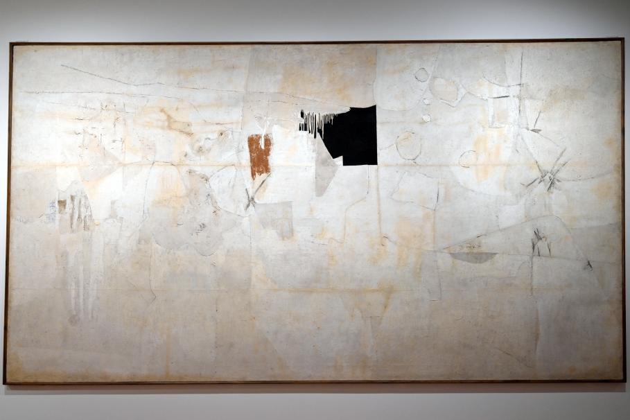 Alberto Burri (1952–1979), Weiß, Turin, Galleria civica d'arte moderna e contemporanea (GAM Torino), Saal 13, 1952