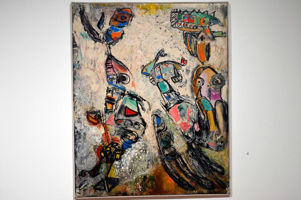 Pinot Gallizio (1957–1960), La Gibigianna - Geschichte in acht Gemälden, Turin, Galleria civica d'arte moderna e contemporanea (GAM Torino), Saal 15, 1960, Bild 4/10