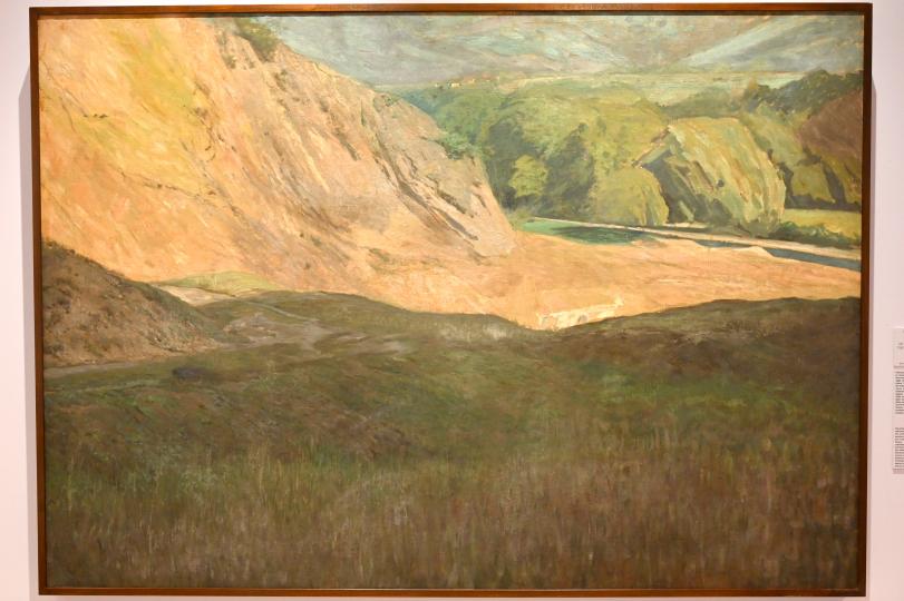 Alfredo d’Andrade (1867–1871), Die Kalksteinbrüche von Rivara, Turin, GAM Torino, Ausstellung "Natur und Wahrheit" vom 09.07.-17.10.2021, 1869