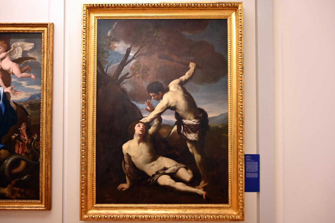 Guido Reni (1596–1641), Kain und Abel, Turin, Galleria Sabauda, Saal 28, 1617–1618, Bild 1/2